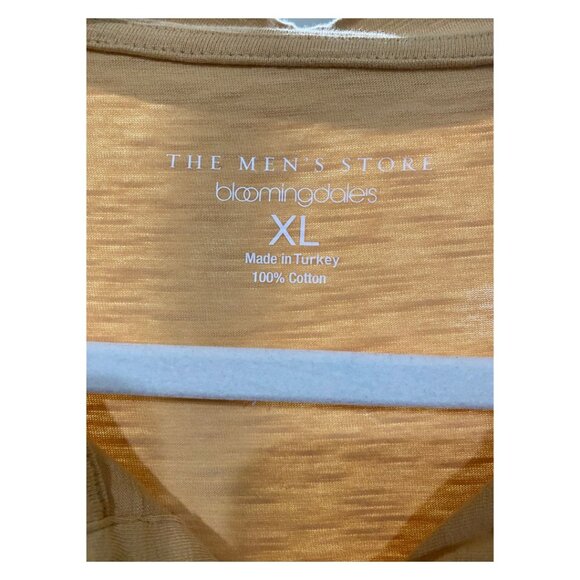 Bloomingdale’s The Men’s Store Mustard Polo Shirt - Size XL (NWT) - Picture 3 of 4